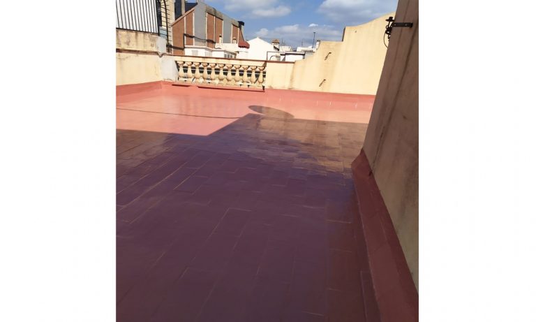 Impermeabilització d'una terrassa amb Poliurea a Barcelona